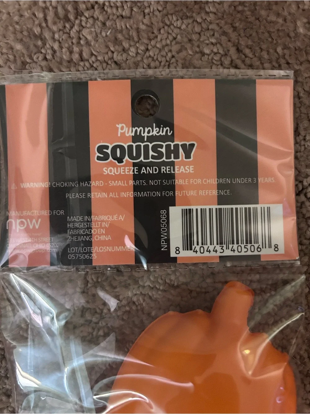Pumpkin Squishy Stress Toys - Orange (12)